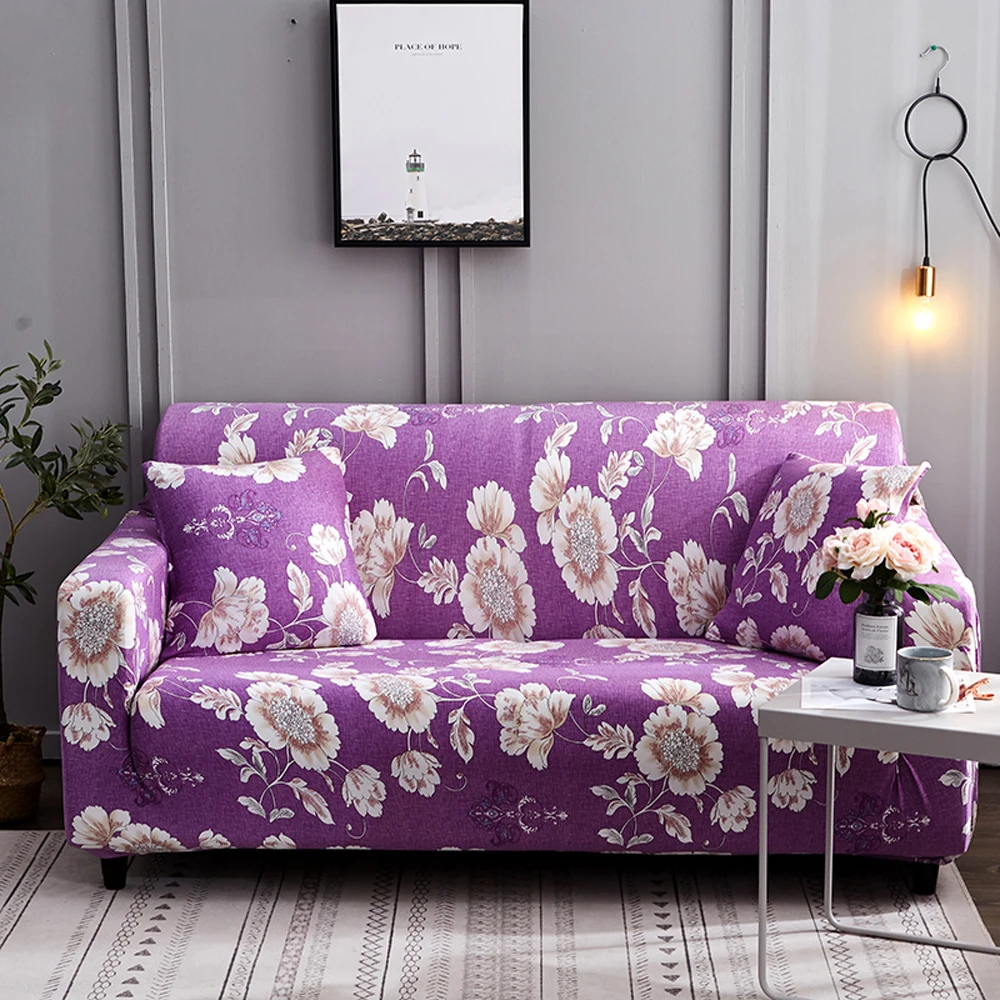 All-inclusive Cover Printed Sofa Elastic Stretch Slipcovers Sectional Living Room Couch Single/Two/Three Seater | Дом и сад