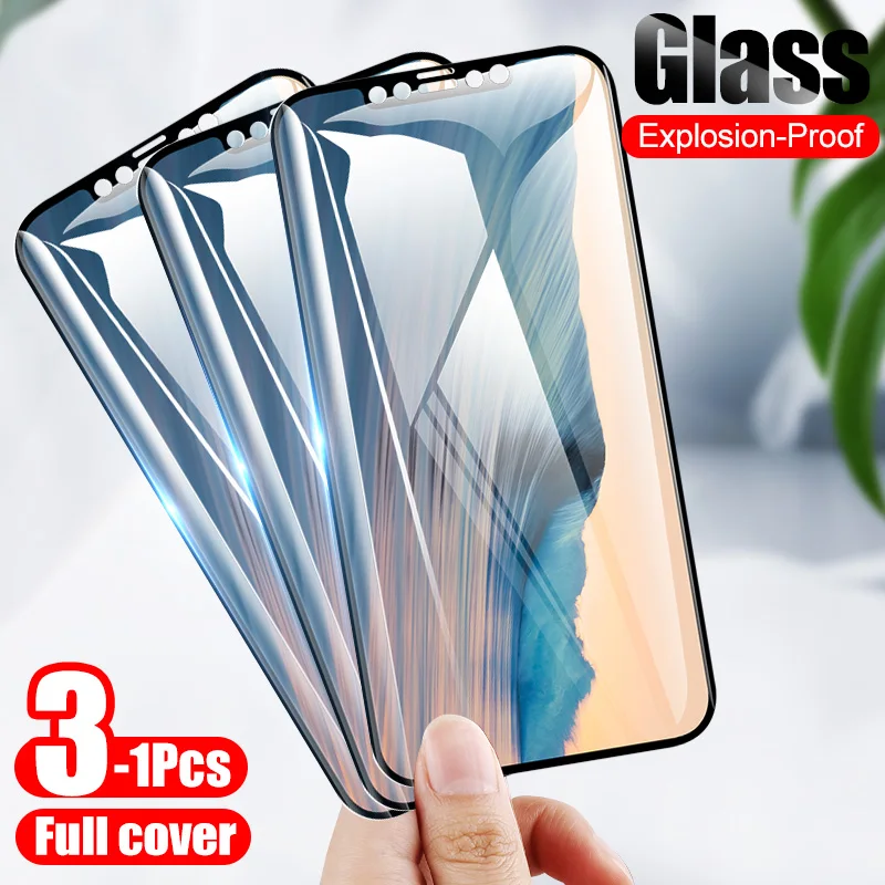 3-1Pcs Tempered Glass for iPhone 11 Pro X XS 6 6S 7 8 plus glass screen protector for iPhone 7 6 XR XS MAX protective glass Film
3-1Pcs Tempered Glass for iPhone 11 Pro X XS 6 6S 7 8 plus glass screen protector for iPhone 7 6 XR XS MAX protective glass Film