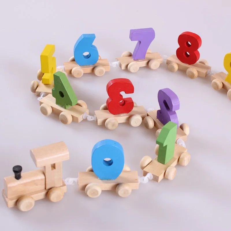 Children's Wooden Digital Train Assembled Combination Toys Early Education Wooden Intelligence Building blocks Toy 1-3-6 Years
Children's Wooden Digital Train Assembled Combination Toys Early Education Wooden Intelligence Building blocks Toy 1-3-6 Years