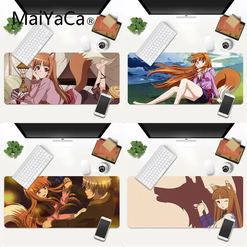 MaiYaCa 2020 New Spice and Wolf Holo DIY Design Pattern Game mousepad Gaming Mouse Mat xl xxl 800x300mm for world of warcraft
MaiYaCa 2020 New Spice and Wolf Holo DIY Design Pattern Game mousepad Gaming Mouse Mat xl xxl 800x300mm for world of warcraft