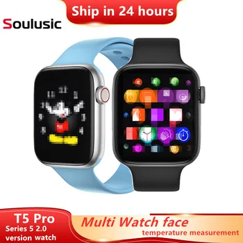 T5 Pro SmartWatch Series 5 Temperature measurement Heart rate Blood pressure Smart watch For Apple Android Watch PK IWO 8 old T5
T5 Pro SmartWatch Series 5 Temperature measurement Heart rate Blood pressure Smart watch For Apple Android Watch PK IWO 8 old T5