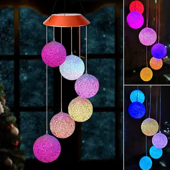 Retro Solar Powered LED Wind Chimes Color Changing Light Portable Windbell Light Outdoor Garden Balcony Pathway Decor Gifts
Retro Solar Powered LED Wind Chimes Color Changing Light Portable Windbell Light Outdoor Garden Balcony Pathway Decor Gifts