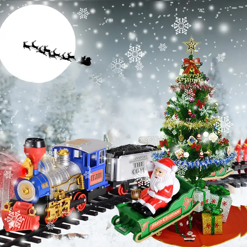 christmas electric train