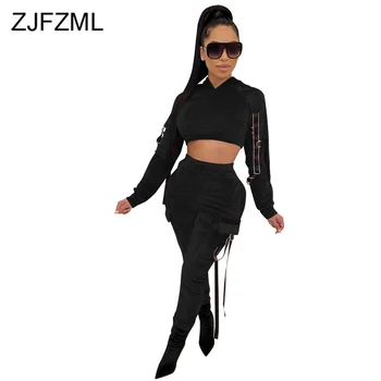 Autumn Winter Velvet Ribbon 2 Piece Matching Sets Women Hooded Long Sleeve Crop Top and Pockets Long Pants Plus Size Causal Set
Autumn Winter Velvet Ribbon 2 Piece Matching Sets Women Hooded Long Sleeve Crop Top and Pockets Long Pants Plus Size Causal Set