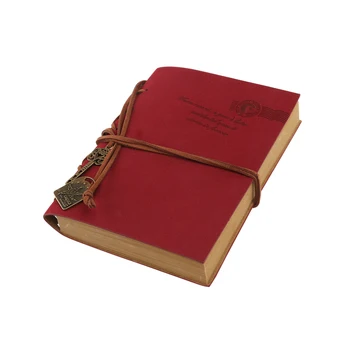 Classic Retro Vintage Style PU Cover String Key Bound Blank Notebook Notepad Travel Journal Diary Sketchbook (Red)
Classic Retro Vintage Style PU Cover String Key Bound Blank Notebook Notepad Travel Journal Diary Sketchbook (Red)