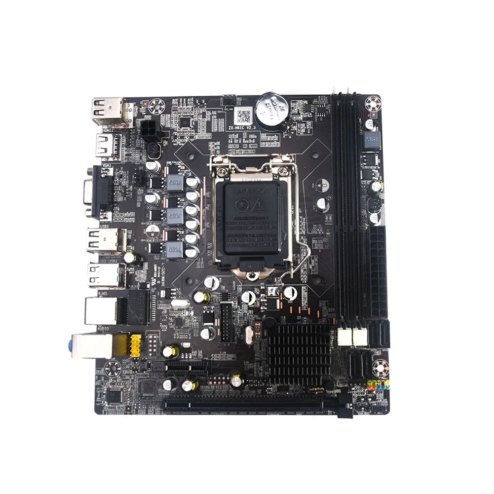 Desktop Motherboard LGA 1155 DDR3 Memory Dual channel 16GB Computer MainBoard For Intel H61 LGA1155 For I3 I5 I7 Xeon Pentium
Desktop Motherboard LGA 1155 DDR3 Memory Dual channel 16GB Computer MainBoard For Intel H61 LGA1155 For I3 I5 I7 Xeon Pentium