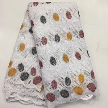Latest Design African Cotton Lace Fabric Embroidery Swiss Voile Lace In Switzerland High Quality Lace For Nigerian Dress
Latest Design African Cotton Lace Fabric Embroidery Swiss Voile Lace In Switzerland High Quality Lace For Nigerian Dress