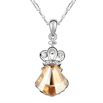 Ms Betti Austrian Crystal sea shell shape pendant necklace big stone zinc alloy for fashion women wedding jewelry
Ms Betti Austrian Crystal sea shell shape pendant necklace big stone zinc alloy for fashion women wedding jewelry