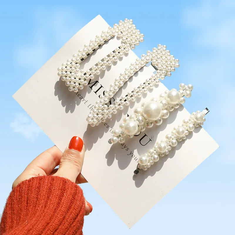 Korea Simulated Pearl Barrettes For Women 2019 Fashion Circle Bow-knot Sweet Hair Claws Girl Jewelry Hair Accessorie Headwear
Korea Simulated Pearl Barrettes For Women 2019 Fashion Circle Bow-knot Sweet Hair Claws Girl Jewelry Hair Accessorie Headwear
