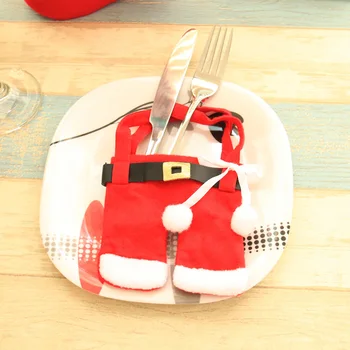 6x Santa Claus Suit Christmas Cutlery Holder Tableware Silverware Bag Decoration 
6x Santa Claus Suit Christmas Cutlery Holder Tableware Silverware Bag Decoration