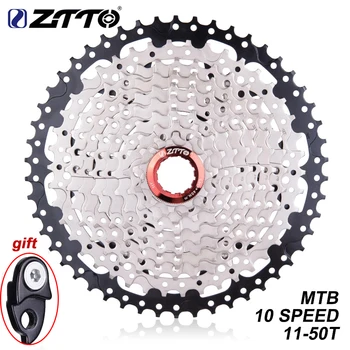 ZTTO 10 Speed 11-50T Cassette Mountain Bike 10s 20s 30s Freewheel Cycling K7 sprocket For Parts XT SLX XO X0 X9 X7 Bicycle Parts
ZTTO 10 Speed 11-50T Cassette Mountain Bike 10s 20s 30s Freewheel Cycling K7 sprocket For Parts XT SLX XO X0 X9 X7 Bicycle Parts