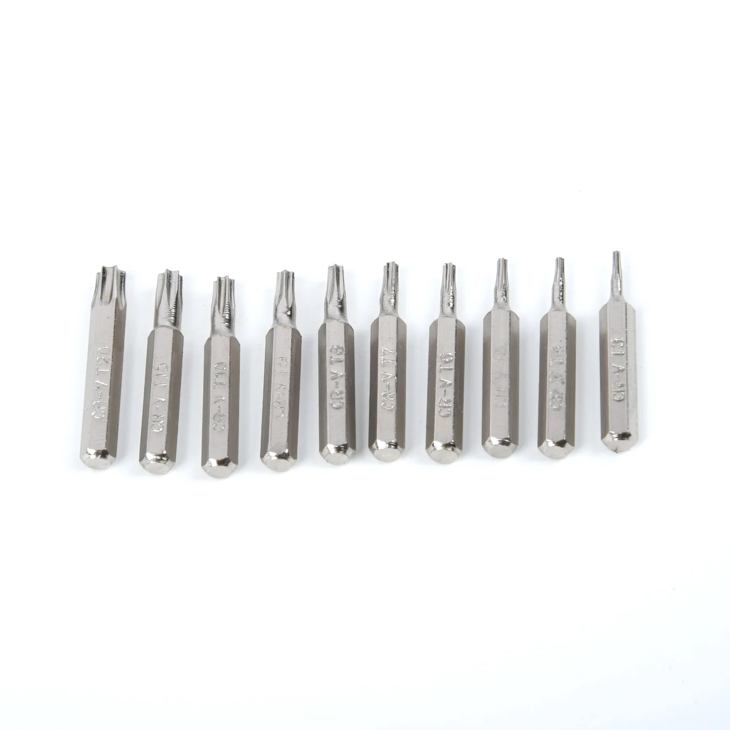 Set Screwdriver Bit 10PCS Set T3-T20 4mm Metal Torx Head Screwdriver Bit 28mm Length Tool Accessory High Quality Tool Parts
Set Screwdriver Bit 10PCS Set T3-T20 4mm Metal Torx Head Screwdriver Bit 28mm Length Tool Accessory High Quality Tool Parts