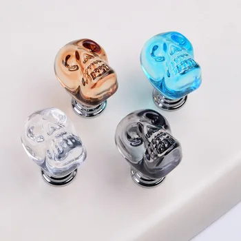 Furniture handle simple European style drawer crystal skull cupboard handle wardrobe door handle single-hole hardware handle
Furniture handle simple European style drawer crystal skull cupboard handle wardrobe door handle single-hole hardware handle