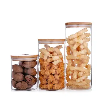 450/650/950ML Food Storage Glass Jar Kitchen Storage Bottles Sealed Cans With Cover Large Capacity Candy Glass Jars Tea Box
450/650/950ML Food Storage Glass Jar Kitchen Storage Bottles Sealed Cans With Cover Large Capacity Candy Glass Jars Tea Box