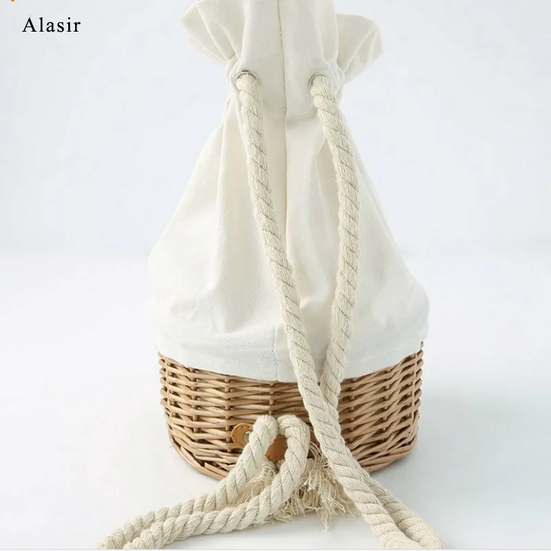 Alasir Straw-woven Beach Bag Patchwork Ins Shoulder Bag Summer Women Rattan-woven Vacation Handbag Canvas String Bucket Bag
Alasir Straw-woven Beach Bag Patchwork Ins Shoulder Bag Summer Women Rattan-woven Vacation Handbag Canvas String Bucket Bag