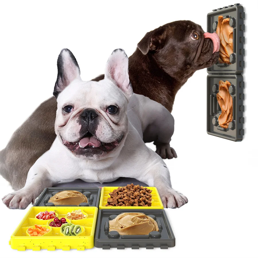 Dog Licking Mat Slow Eating Feeder Peanut Lick Pad with Sucker Food Container Dish for Puppy Kitten Avoid Choke Prevent Obesity
Dog Licking Mat Slow Eating Feeder Peanut Lick Pad with Sucker Food Container Dish for Puppy Kitten Avoid Choke Prevent Obesity