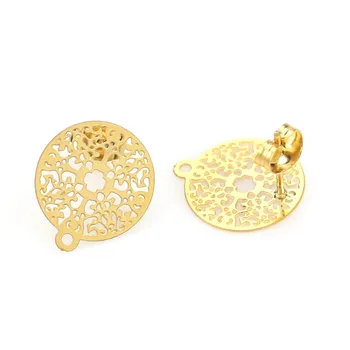 10pcs/lot Stainless steel openwork Flower pattern Base Earrings Pendant Connector for DIY Fashion Earrings Jewelry Accessories
10pcs/lot Stainless steel openwork Flower pattern Base Earrings Pendant Connector for DIY Fashion Earrings Jewelry Accessories