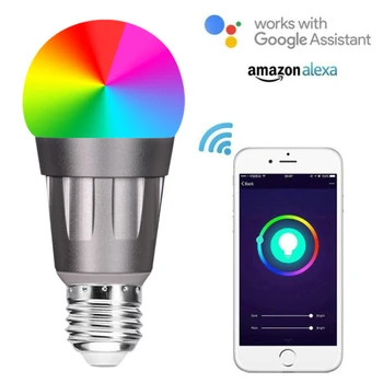 LED bulb RGB colorful color changing bulb lamp wifi remote voice control LED smart bulb 11w
LED bulb RGB colorful color changing bulb lamp wifi remote voice control LED smart bulb 11w