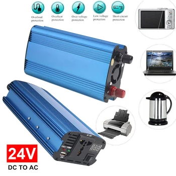 Vehemo DC24V To AC220V 1600W Peak Auto Inverter Solar Power Inverter Outdoor Portable Transformer Aluminium Alloy Car Inverter
Vehemo DC24V To AC220V 1600W Peak Auto Inverter Solar Power Inverter Outdoor Portable Transformer Aluminium Alloy Car Inverter