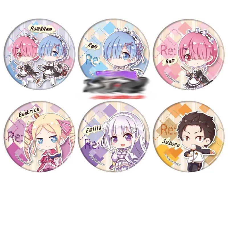 6PCS Anime Re:Zero kara Hajimeru Isekai Seikatsu Pins Backpack Bags Collection Accessories Pins Cosplay Badge Brooch Collectible
6PCS Anime Re:Zero kara Hajimeru Isekai Seikatsu Pins Backpack Bags Collection Accessories Pins Cosplay Badge Brooch Collectible