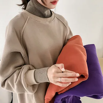 Wholesale Cute Women Hoodies Pullover 9 colors 2019 Autumn Coat Winter Loose Fleece Thick Knit Sweatshirt Female
Wholesale Cute Women Hoodies Pullover 9 colors 2019 Autumn Coat Winter Loose Fleece Thick Knit Sweatshirt Female