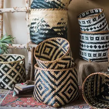 African Elements Of Bamboo Color Make Up Sundry Receive Basket Manual Art Decoration Flower Implement National Wind
African Elements Of Bamboo Color Make Up Sundry Receive Basket Manual Art Decoration Flower Implement National Wind