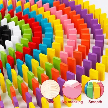 120Pcs Domino Toys Children Wooden Toys Colored Domino Blocks Kits Early Learning Dominoes Games Educational Children Toys Gift
120Pcs Domino Toys Children Wooden Toys Colored Domino Blocks Kits Early Learning Dominoes Games Educational Children Toys Gift