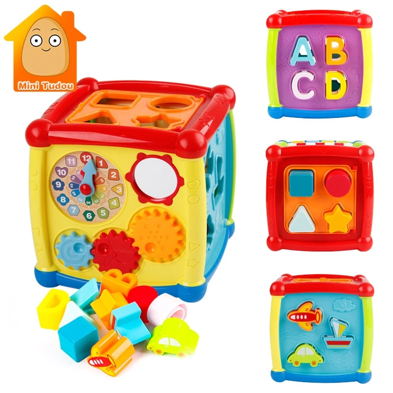 Multifunctional Musical Toys Toddler Baby Box Music Electronic Toys Gear Clock Geometric Blocks Sorting Educational Toys
Multifunctional Musical Toys Toddler Baby Box Music Electronic Toys Gear Clock Geometric Blocks Sorting Educational Toys