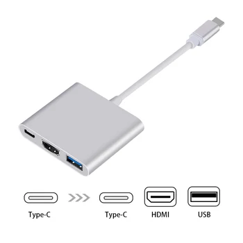 USB Type C To HDMI USB 3.0 Charging Adapter Converter USB-C 3.1 Hub Adapter for MacBook
USB Type C To HDMI USB 3.0 Charging Adapter Converter USB-C 3.1 Hub Adapter for MacBook