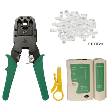 4Pcs/set RJ45 RJ11 RJ12 CAT5 CAT5e Portable LAN Network Repair Tool Kit Utp network cable tester Plier Three net clamp tool
4Pcs/set RJ45 RJ11 RJ12 CAT5 CAT5e Portable LAN Network Repair Tool Kit Utp network cable tester Plier Three net clamp tool