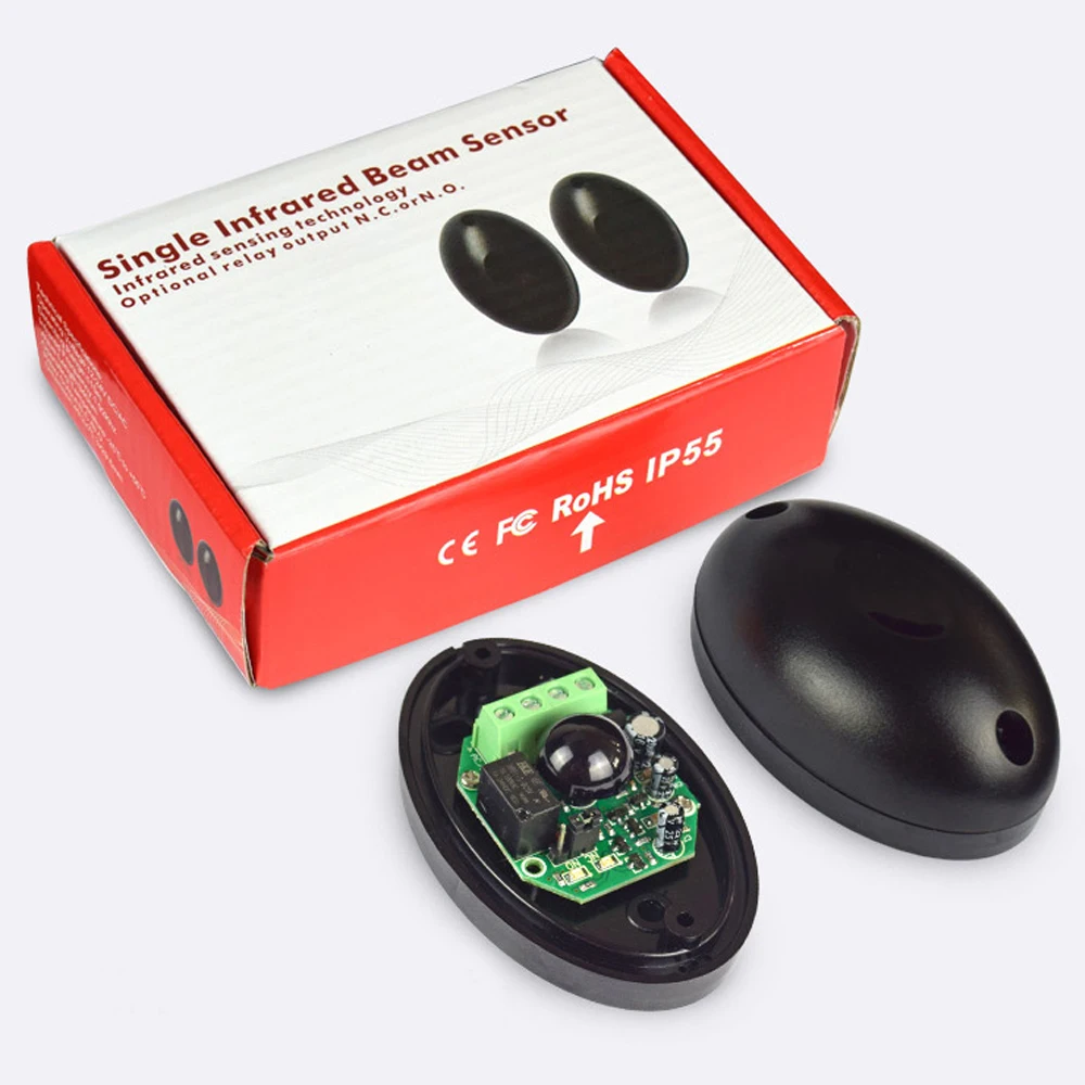 1 pair 20M Active Photoelectric Single Infrared Beam Infrared Sensor Barrier Detector for Gate Door Window Burglar Alarm System
1 pair 20M Active Photoelectric Single Infrared Beam Infrared Sensor Barrier Detector for Gate Door Window Burglar Alarm System