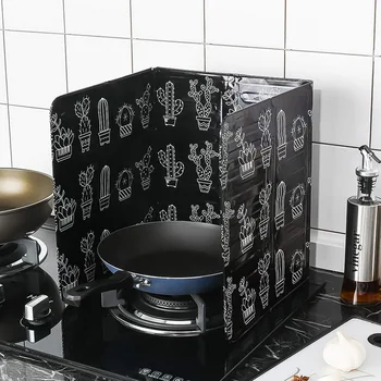 Cactus Printed Aluminum Foil Oil Cook Insulation Barrier Baffle Utensils Stove Anti-Splashing Heat Kitchen Block
Cactus Printed Aluminum Foil Oil Cook Insulation Barrier Baffle Utensils Stove Anti-Splashing Heat Kitchen Block