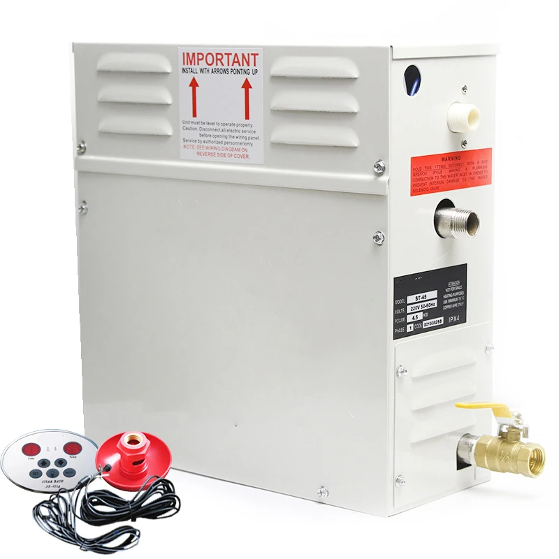 Steam Generator Sauna Steam Bath for Home Sauna SPA Room Fumigation Machine with Digital Controller Sauna Steam Engine
Steam Generator Sauna Steam Bath for Home Sauna SPA Room Fumigation Machine with Digital Controller Sauna Steam Engine