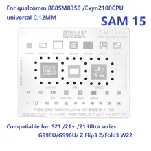 15pcs AMAOE Stencil SAM:14 for SAMSUNG A10 A70 Exynos7870 7904 9610 CPU Reballing Stencil SM5713 S2MU005X03 77656-11 S515 S527S
15pcs AMAOE Stencil SAM:14 for SAMSUNG A10 A70 Exynos7870 7904 9610 CPU Reballing Stencil SM5713 S2MU005X03 77656-11 S515 S527S