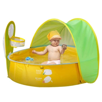 Beach Pool Tent with UV Protection Sun Shade Canopy Basketball Hoop Baby Pools for Outside
Beach Pool Tent with UV Protection Sun Shade Canopy Basketball Hoop Baby Pools for Outside