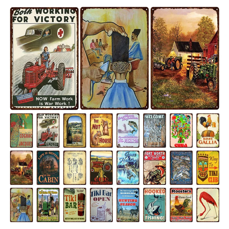 Daily Life Vintage Poster Metal Tin Signs Work Farm Tiki Bar Cabin Retro Metal Sign Home Farm Wall Decor Plate Plaque
Daily Life Vintage Poster Metal Tin Signs Work Farm Tiki Bar Cabin Retro Metal Sign Home Farm Wall Decor Plate Plaque