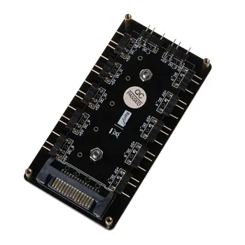 12 Way 5V RGB LED Splitter HUB with PMMA Case and Magnetic Standoff SATA 15-Pin Power Supply for ASUS/MSI 5V 3Pin LED Controller
12 Way 5V RGB LED Splitter HUB with PMMA Case and Magnetic Standoff SATA 15-Pin Power Supply for ASUS/MSI 5V 3Pin LED Controller