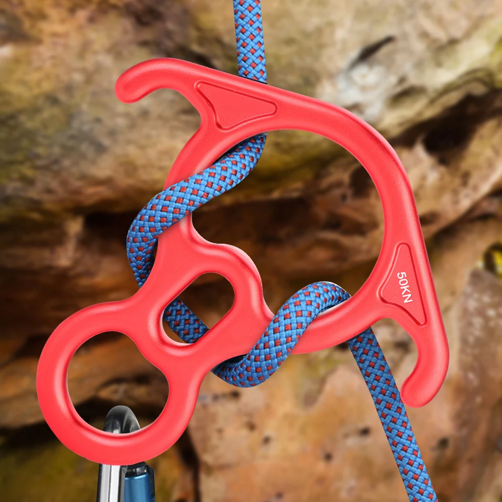 Rock Climbing Descender 50KN Figure 8 Word Rope Descender Rappel Ring Downhill Eight Ring Rappelling Gear Belay Device Equipment
Rock Climbing Descender 50KN Figure 8 Word Rope Descender Rappel Ring Downhill Eight Ring Rappelling Gear Belay Device Equipment
