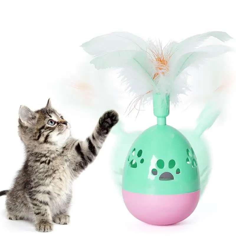 1pc Cat Toy Funny Bell Decor Artificial Feather Interactive Cat Ball Toy Cat Tumbler Toys Pet Supplies Cat Favors
1pc Cat Toy Funny Bell Decor Artificial Feather Interactive Cat Ball Toy Cat Tumbler Toys Pet Supplies Cat Favors