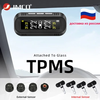 JMCQ TPMS Alarm Tire Pressure Sensor Monitoring System Attached to glass Solar charging Security Warning Control Internal sensor
JMCQ TPMS Alarm Tire Pressure Sensor Monitoring System Attached to glass Solar charging Security Warning Control Internal sensor