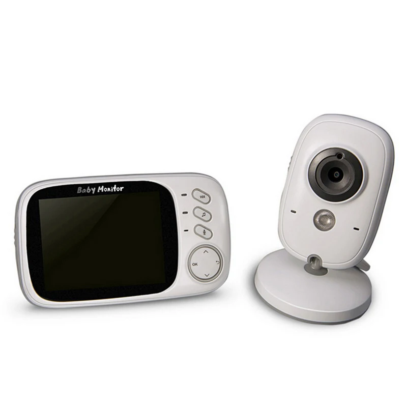 Video Baby Monitor VB603 2.4G Wireless 3.2 Inches LCD 2 Way Audio Talk Night Vision Video Nanny baba eletronica babyfoon
Video Baby Monitor VB603 2.4G Wireless 3.2 Inches LCD 2 Way Audio Talk Night Vision Video Nanny baba eletronica babyfoon