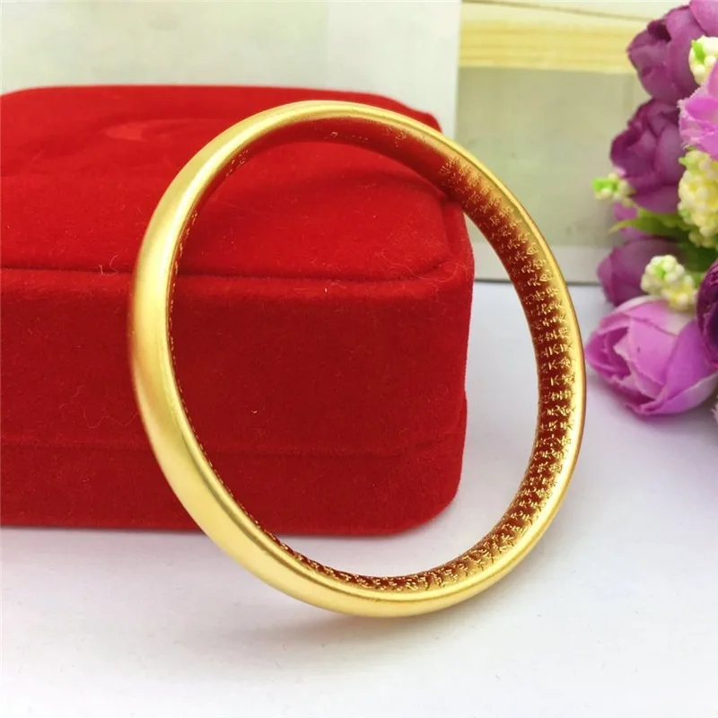 Pure Gold Color Bracelet for Women Wedding Engagement Jewelry Elegant Sand Gold Bangles Femme Bijoux Statement Pulseras Mujer
Pure Gold Color Bracelet for Women Wedding Engagement Jewelry Elegant Sand Gold Bangles Femme Bijoux Statement Pulseras Mujer