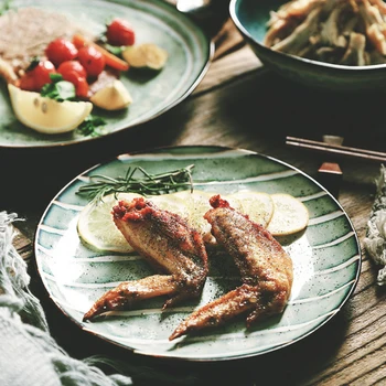 New Blue Plate Japanese Creative Ceramic Bowl Tableware Nordic Home Dinner Soup Bowl Salad Plate High-End Dish Tableware Set
New Blue Plate Japanese Creative Ceramic Bowl Tableware Nordic Home Dinner Soup Bowl Salad Plate High-End Dish Tableware Set
