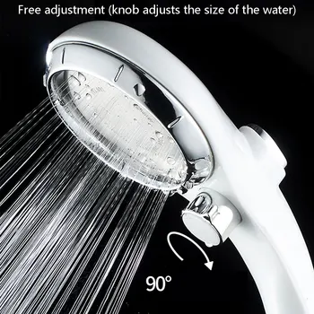 High Pressure Chrome 3 Mode Shower Head With Stop Button Water Saving Adjustable Luxury Spa Spray Nozzle for Hotel Bathroom 2020
High Pressure Chrome 3 Mode Shower Head With Stop Button Water Saving Adjustable Luxury Spa Spray Nozzle for Hotel Bathroom 2020