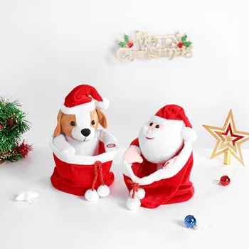 25cm Peekboo Singing Santa Claus Electric Plush Doll Stuffed Hide Seek Musical Interactive Toy 2020 Gift For Christmas #YL5
25cm Peekboo Singing Santa Claus Electric Plush Doll Stuffed Hide Seek Musical Interactive Toy 2020 Gift For Christmas #YL5