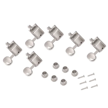Locking Vintage Acoustic Guitar Oval Knob 6-In-Line Tuners String Tuning Pegs Guitar Tuners Knobs
Locking Vintage Acoustic Guitar Oval Knob 6-In-Line Tuners String Tuning Pegs Guitar Tuners Knobs