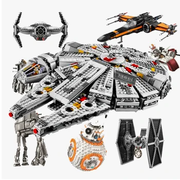 NEW 1381Pcs OLEKU Millennium Compatible Lepining Star Wars Set Bricks Models & Building Blocks Toys for Children Starwars
NEW 1381Pcs OLEKU Millennium Compatible Lepining Star Wars Set Bricks Models & Building Blocks Toys for Children Starwars