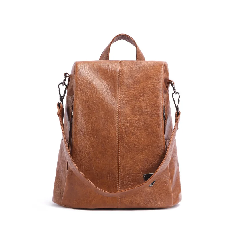 Fashion Backpack Women's 2018 Spring And Summer New Style Korean-style Versatile Large Capacity Soft Leather Anti-theft Backpack
Fashion Backpack Women's 2018 Spring And Summer New Style Korean-style Versatile Large Capacity Soft Leather Anti-theft Backpack