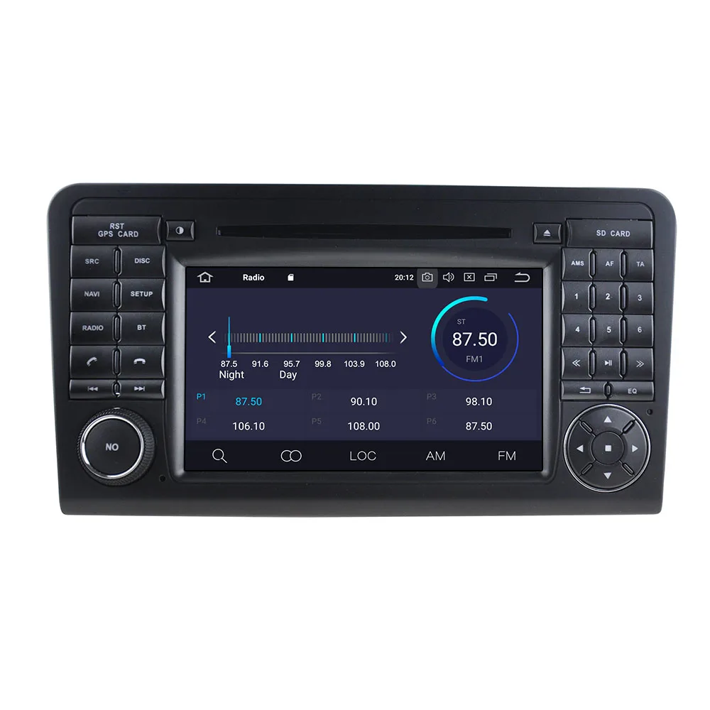 Clearance Android 9 With DSP For Mercedes Benz ML clase W164 2005- 2012 Car No DVD video player Multimedia GPS navigation Radio Tape 3