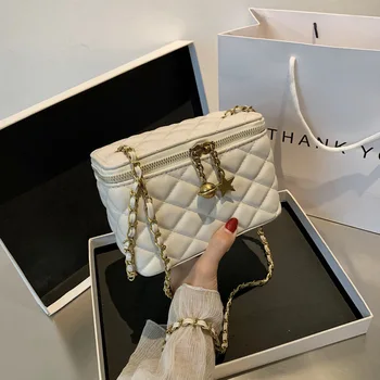 Graceful Rhombus Chain Bag WOMEN'S Bag 2020 Summer New Style Fashion Fashion Network Red Shoulder Bag Versatile INS Shoulder Bag
Graceful Rhombus Chain Bag WOMEN'S Bag 2020 Summer New Style Fashion Fashion Network Red Shoulder Bag Versatile INS Shoulder Bag